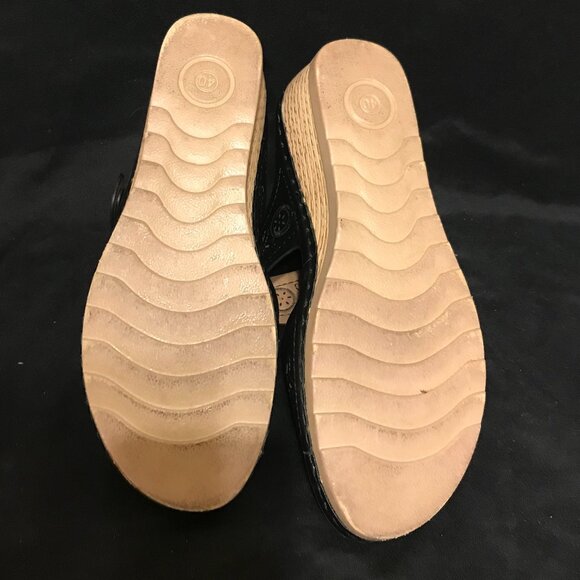 NWOT Altxic Women's Open Toe Strap Slide Wedge Sandals - Picture 2 of 4